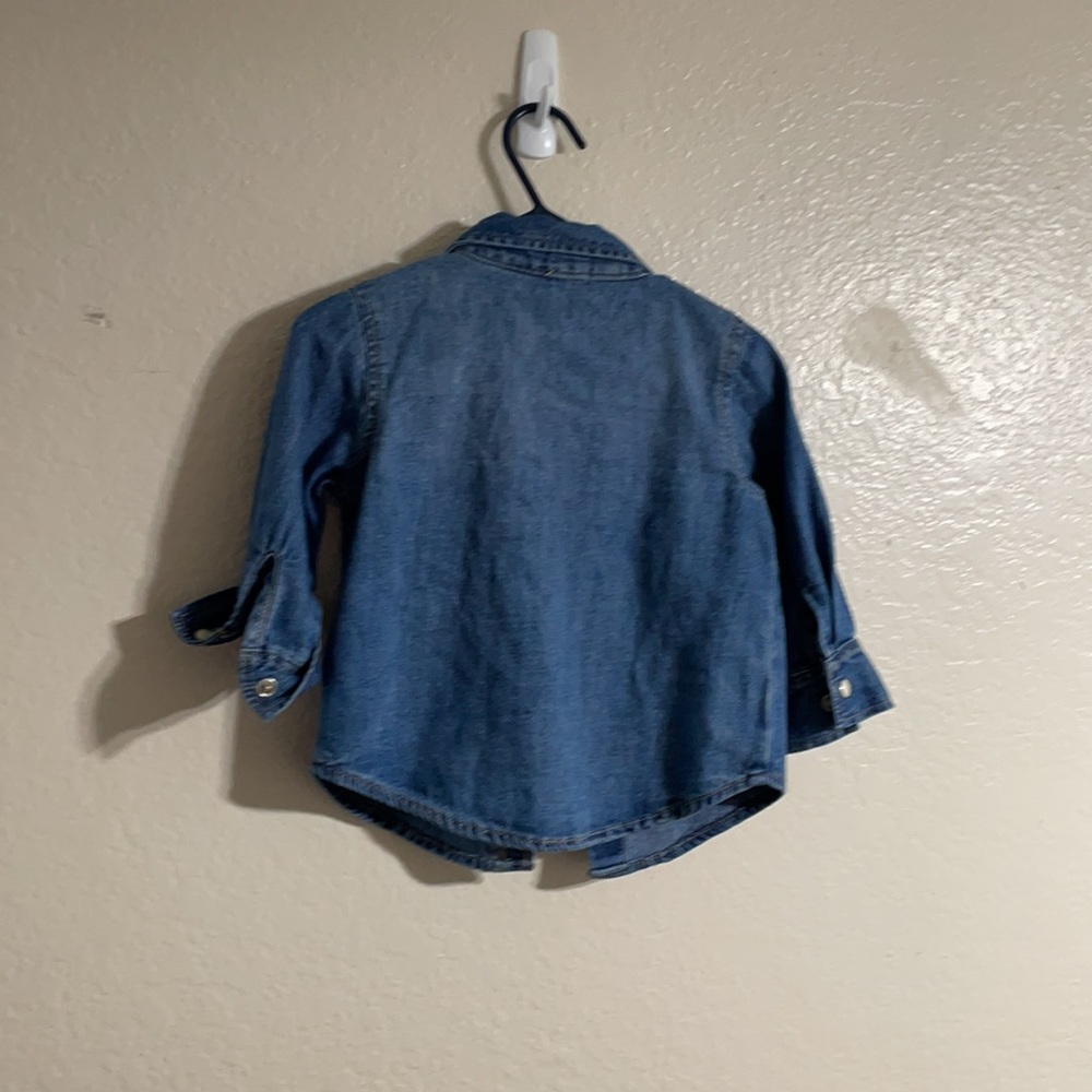 Blue Jean Button Up - Picture 2 of 2